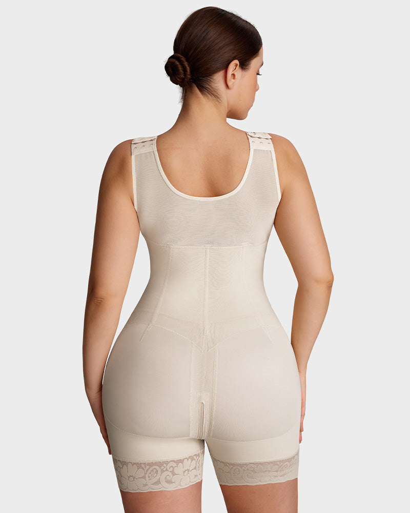 Double-Control Zip-Up Shaping Bodysuit - FirmaSculpt