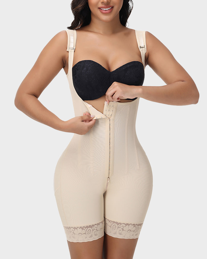 Colombian Shapewear Bodysuit with Bones - FirmaSculpt