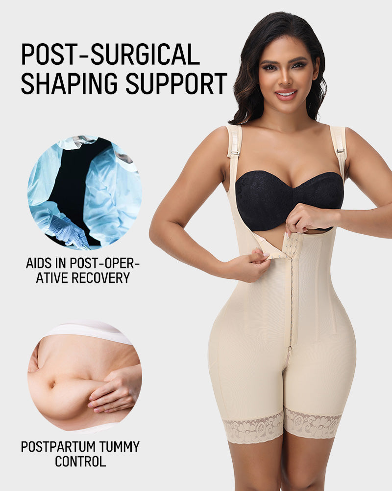 Colombian Shapewear Bodysuit with Bones - FirmaSculpt