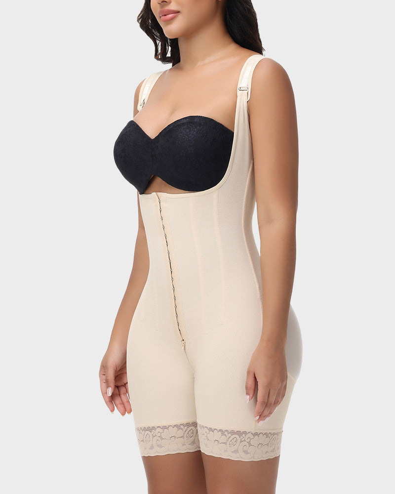 Colombian Shapewear Bodysuit with Bones - FirmaSculpt