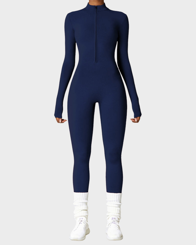 Fleece Slim-Fit Winter Training Jumpsuit - FirmaActive