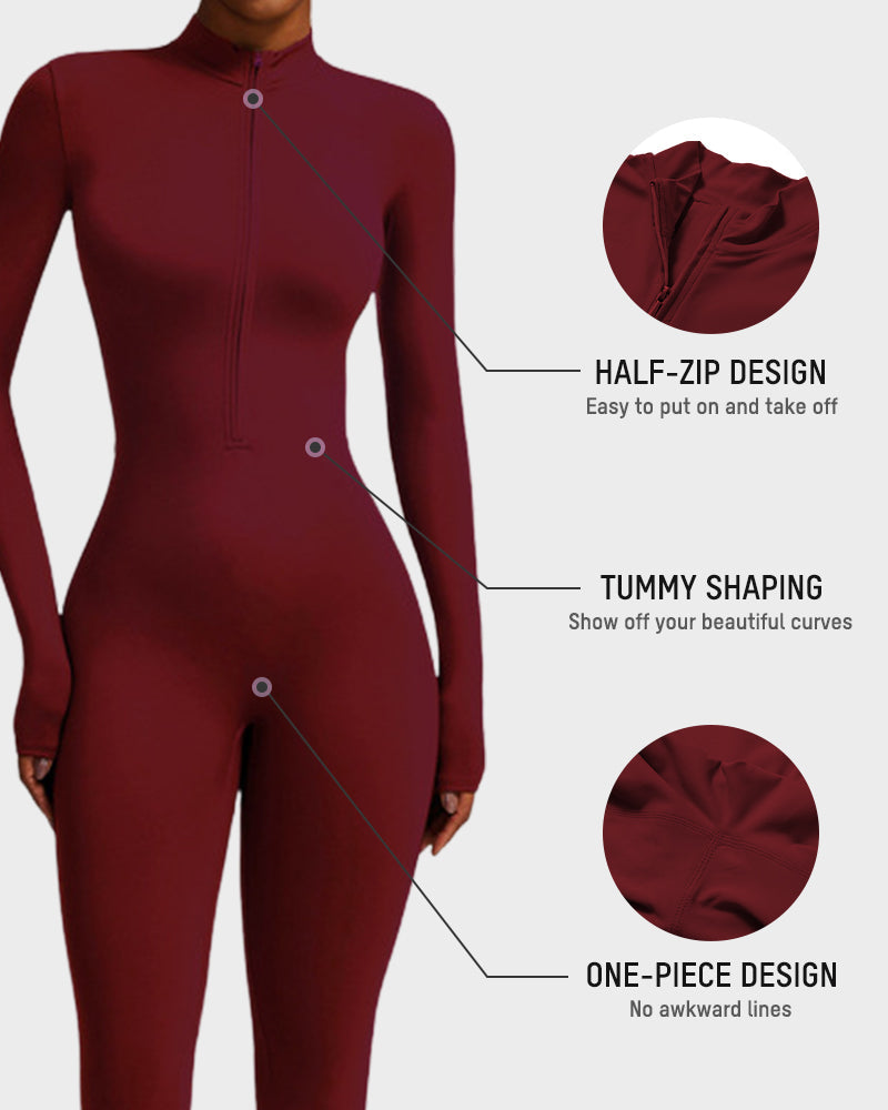 Fleece Slim-Fit Winter Training Jumpsuit - FirmaActive