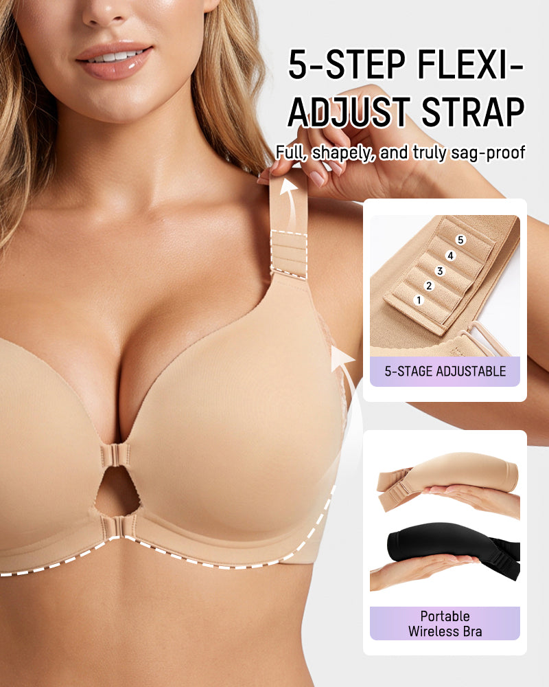 Front-Closure Adjustable Lift Bra - FirmaLift