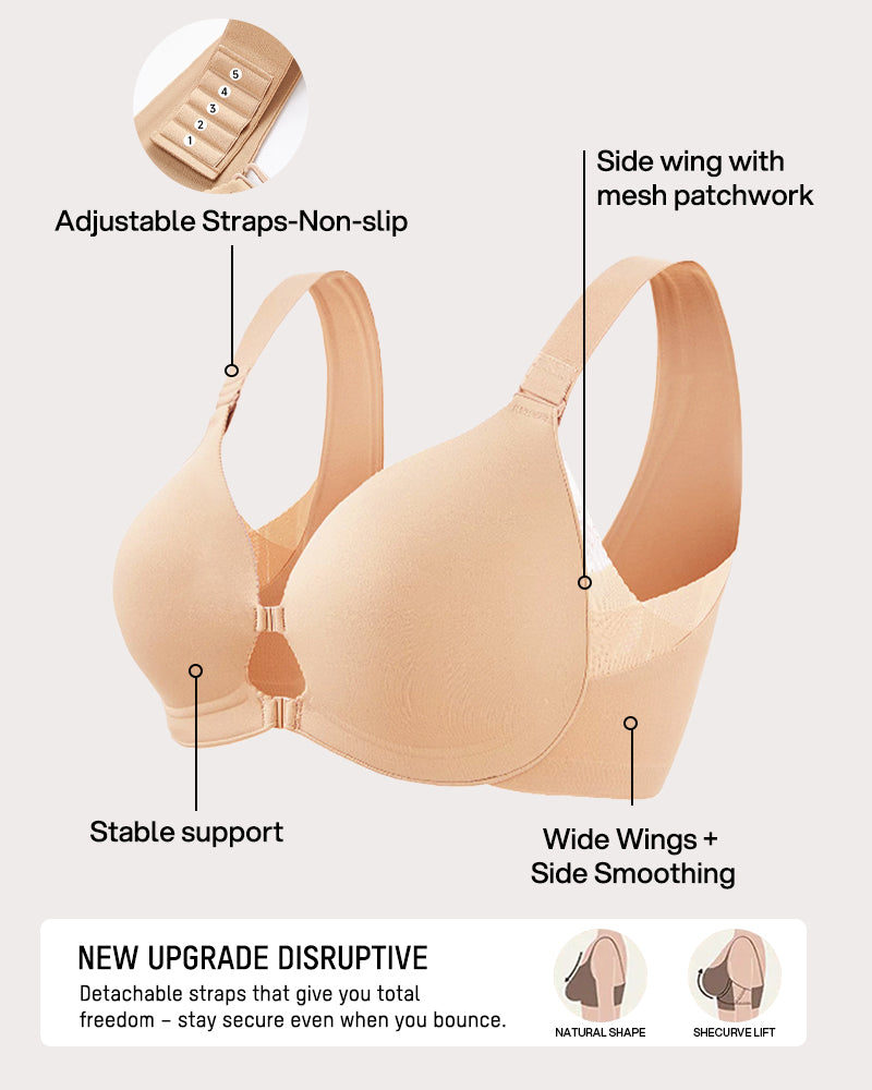 Front-Closure Adjustable Lift Bra - FirmaLift