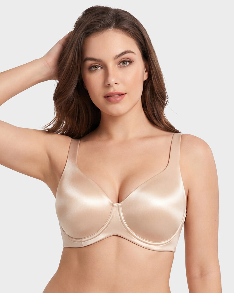 Full-Coverage Seamless Support Bra - FirmaSmooth