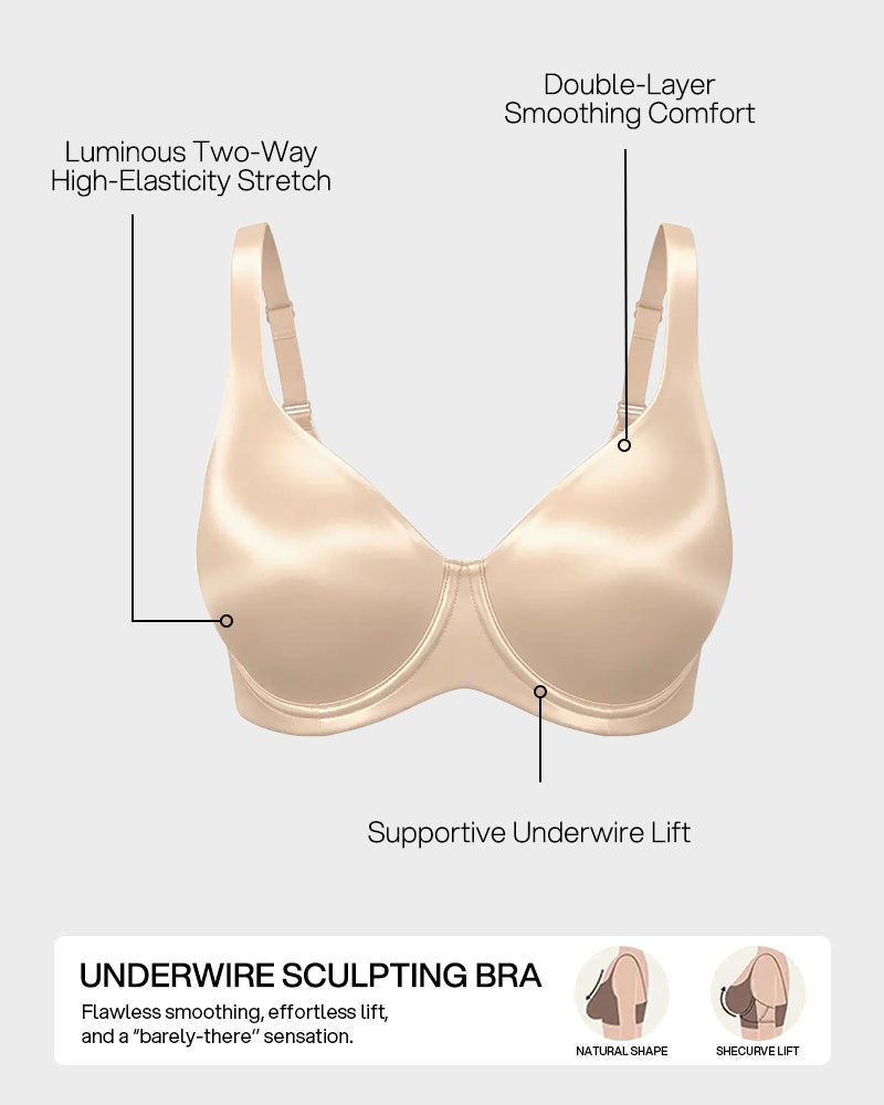 Full-Coverage Seamless Support Bra - FirmaSmooth