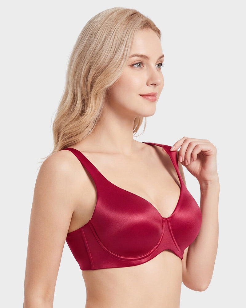 Full-Coverage Seamless Support Bra - FirmaSmooth
