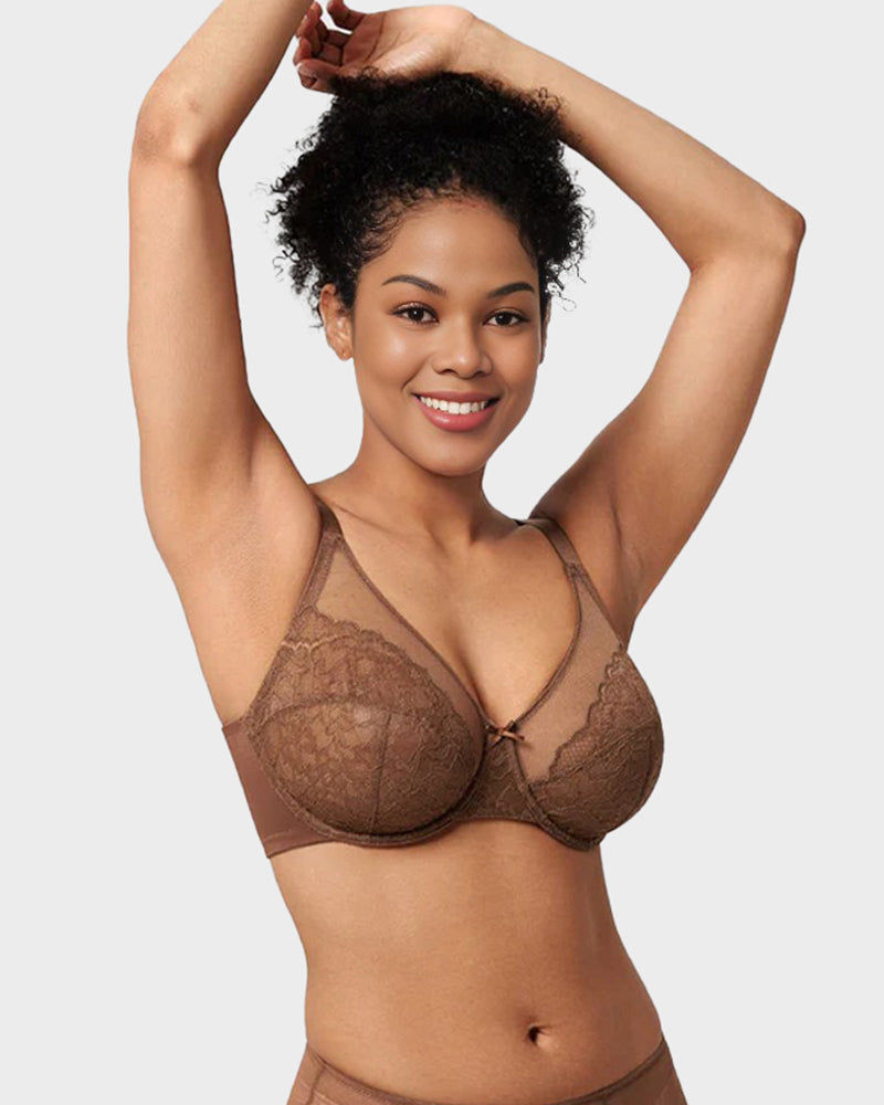 Full Coverage Lace Minimizer Bra - FirmaLace