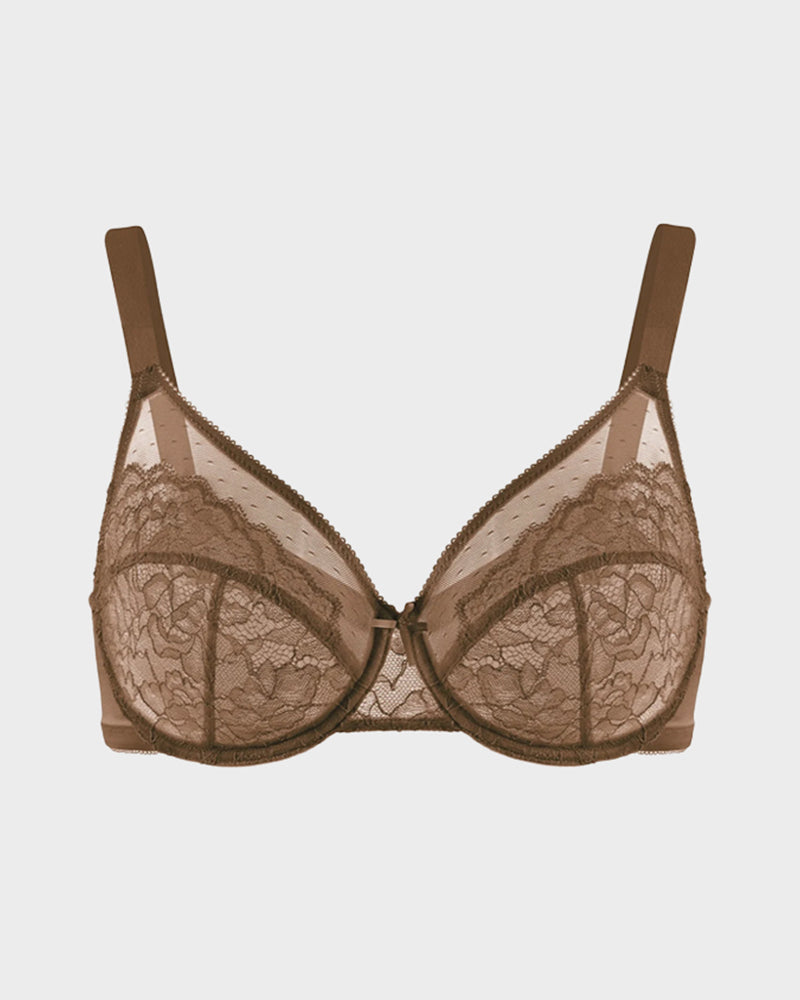 Full Coverage Lace Minimizer Bra - FirmaLace