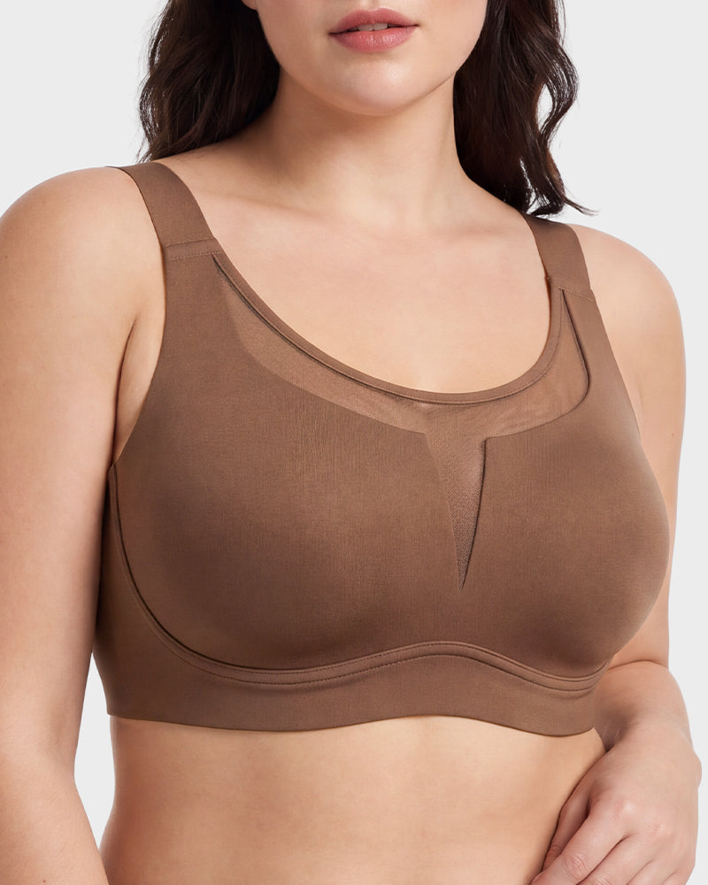 Full Coverage Wireless Minimizing Bra with Seamless Design - FirmaSmooth