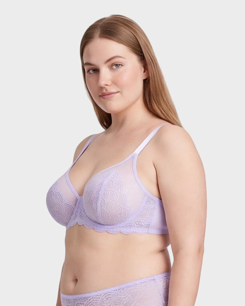 Full Coverage Lace Minimizer Bra - FirmaLace