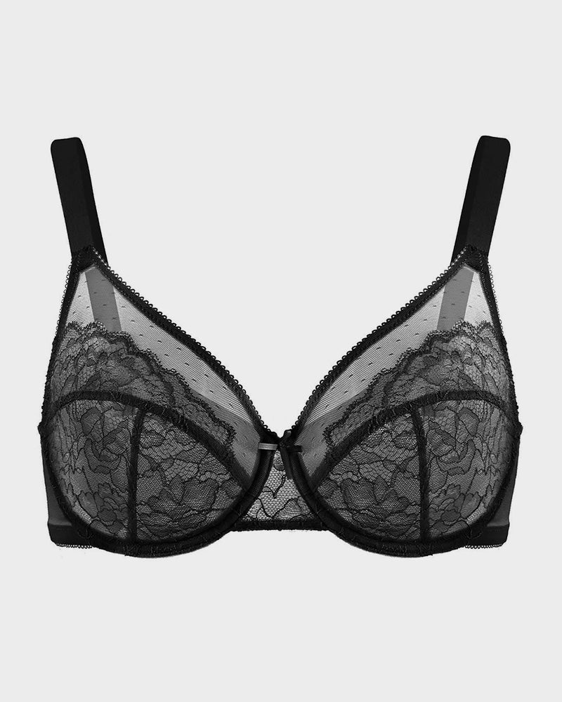 Full Coverage Lace Minimizer Bra - FirmaLace