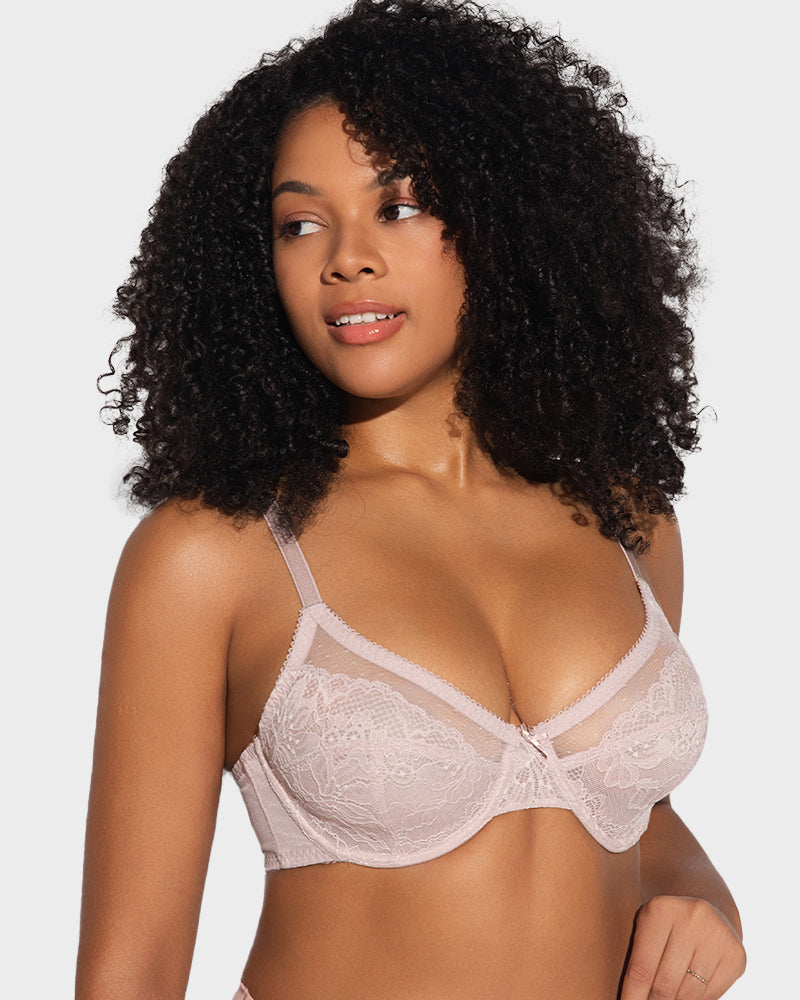 Full Coverage Lace Minimizer Bra - FirmaLace