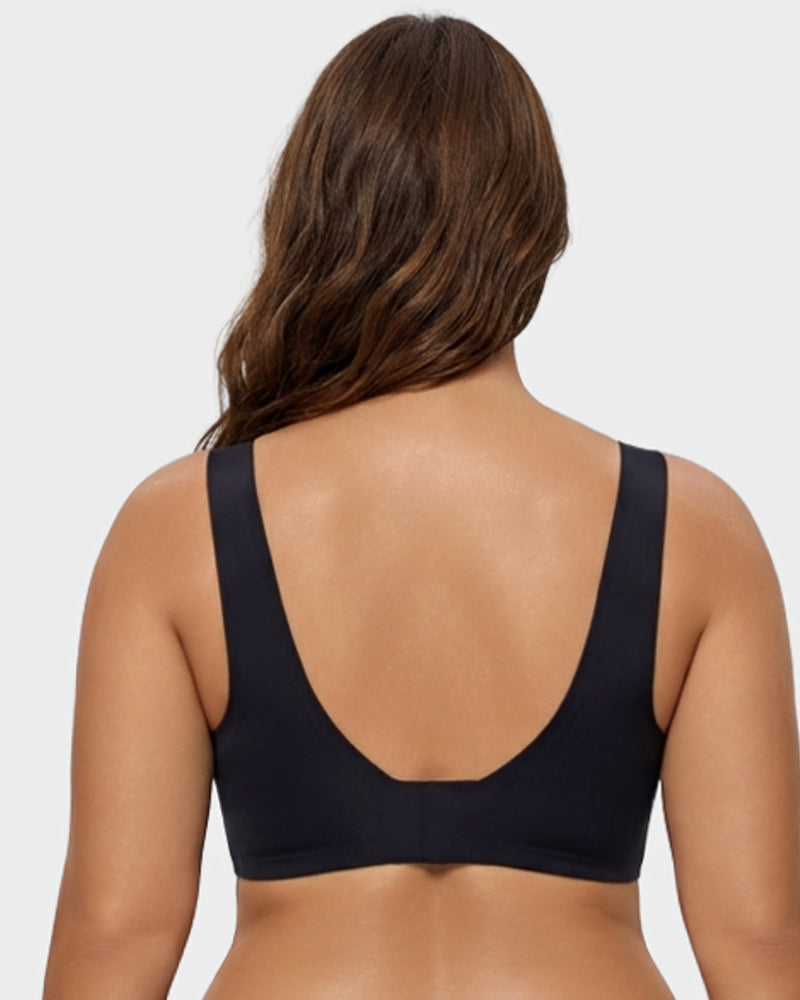 Fuller Bust Wireless Minimizer Bra for Smoother Silhouette - FirmaSmooth