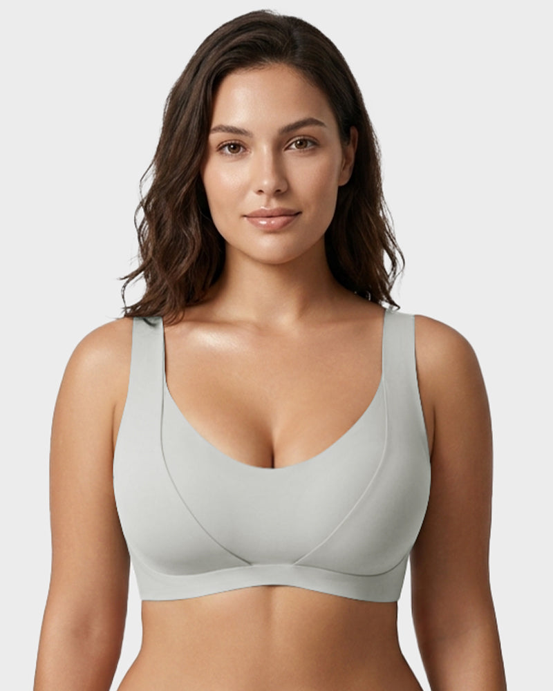 Fuller Bust Wireless Minimizer Bra for Smoother Silhouette - FirmaSmooth