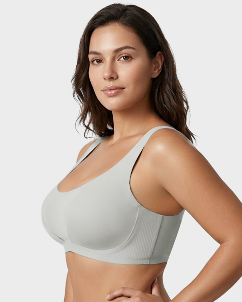 Fuller Bust Wireless Minimizer Bra for Smoother Silhouette - FirmaSmooth