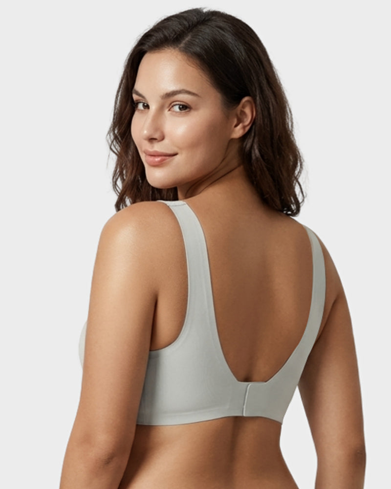 Fuller Bust Wireless Minimizer Bra for Smoother Silhouette - FirmaSmooth