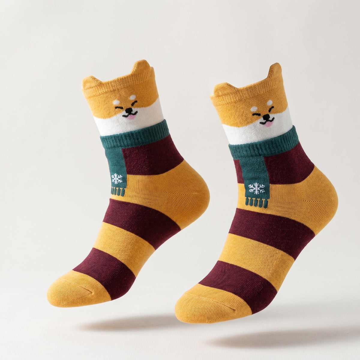 PawJoy Festive Crew Socks™