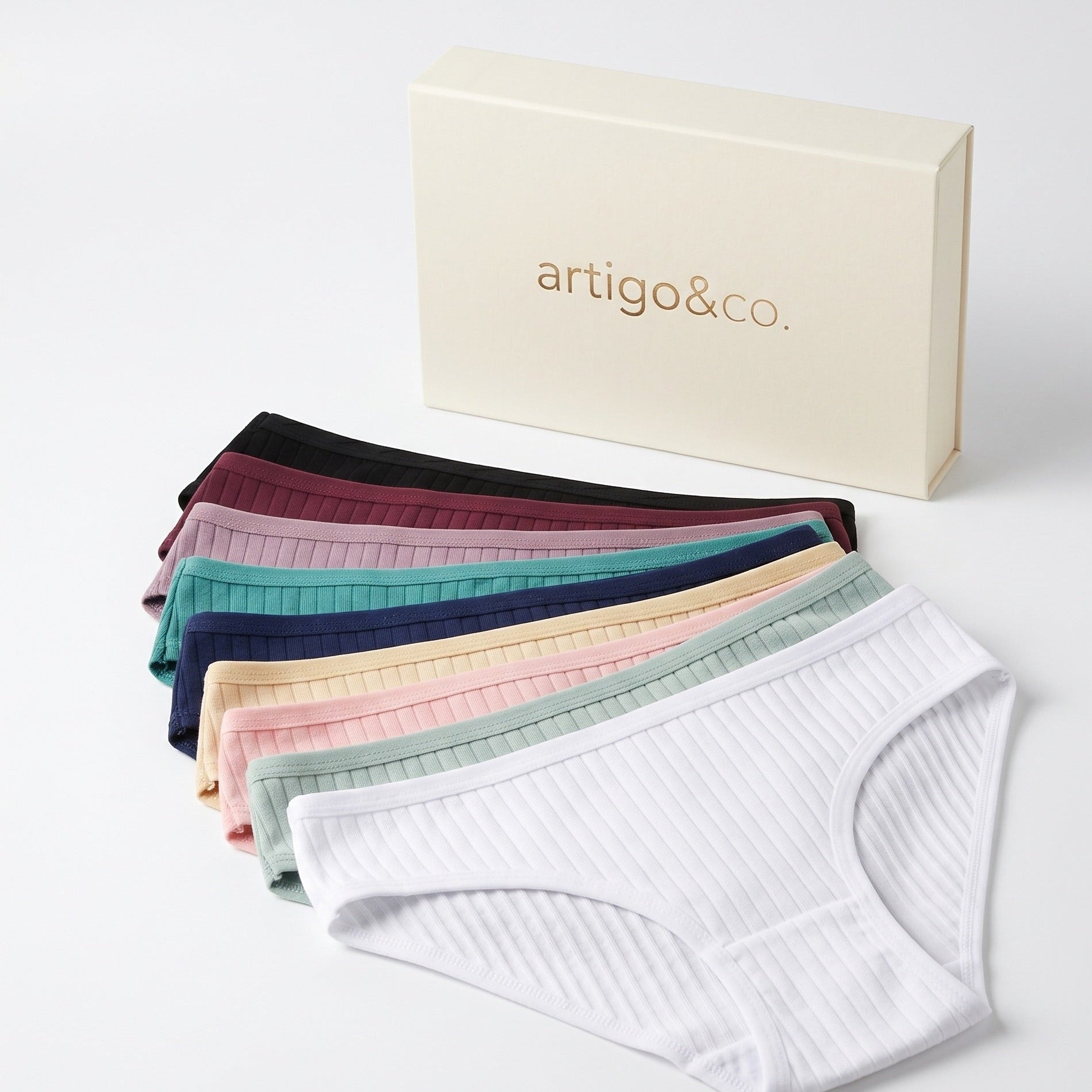 StripeSoft™ 6PCS Cotton Brief Set