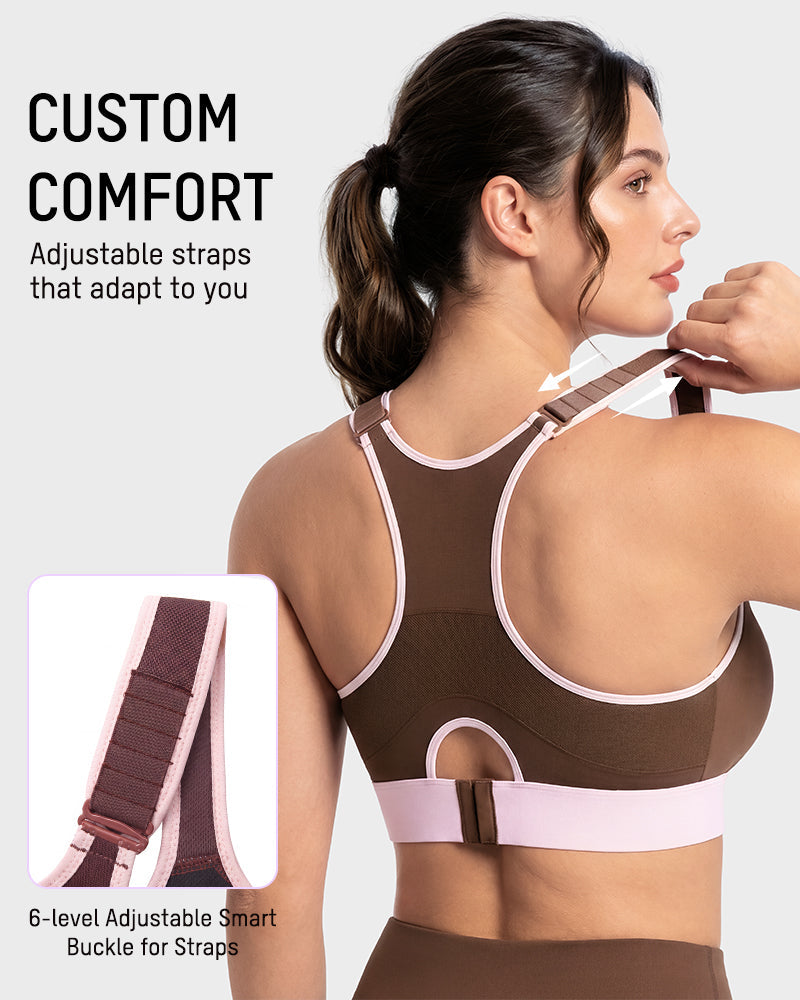 High-Impact Wireless Racerback Sports Bra - FirmaActive