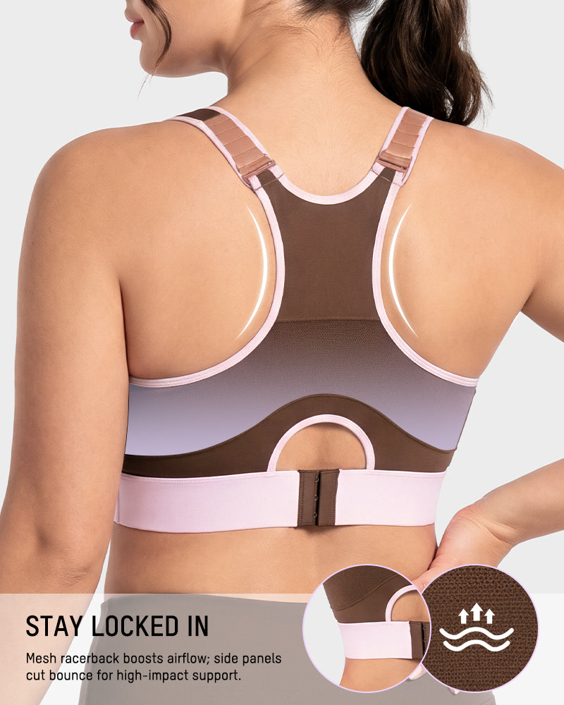 High-Impact Wireless Racerback Sports Bra - FirmaActive