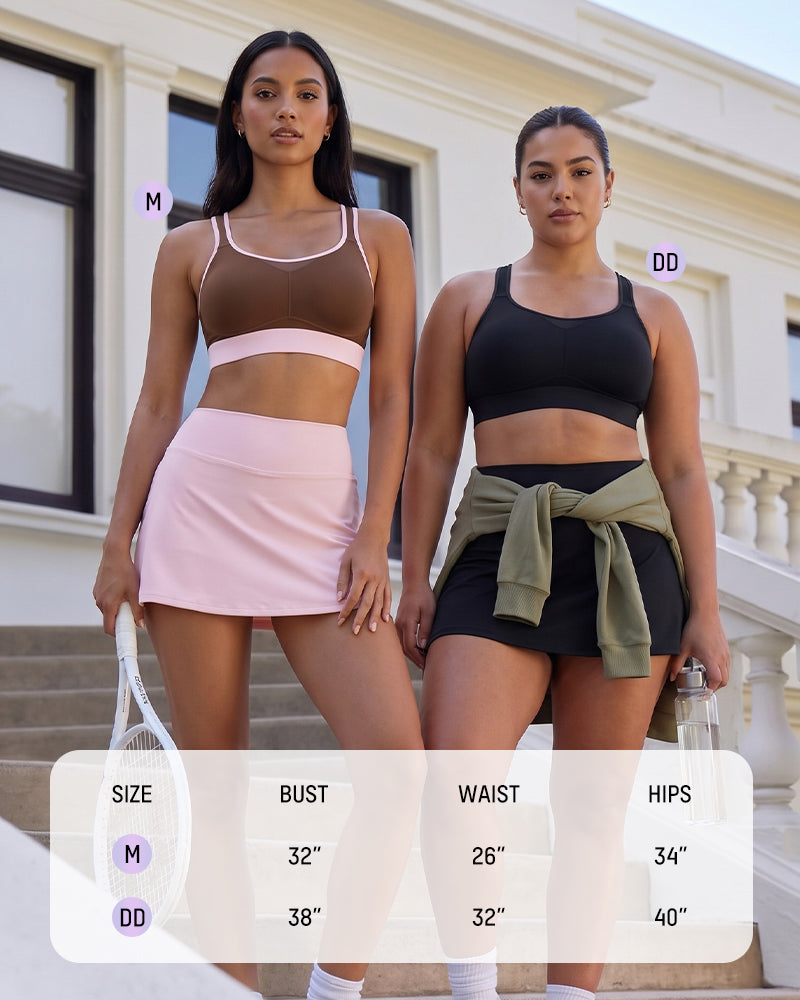 High-Impact Wireless Racerback Sports Bra - FirmaActive