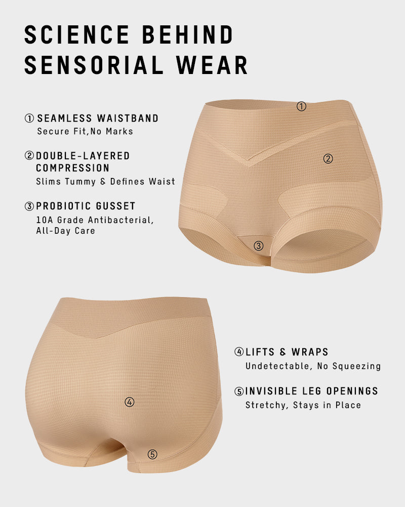 High-Waist Tummy Control Knickers 6-Pack - FirmaControl