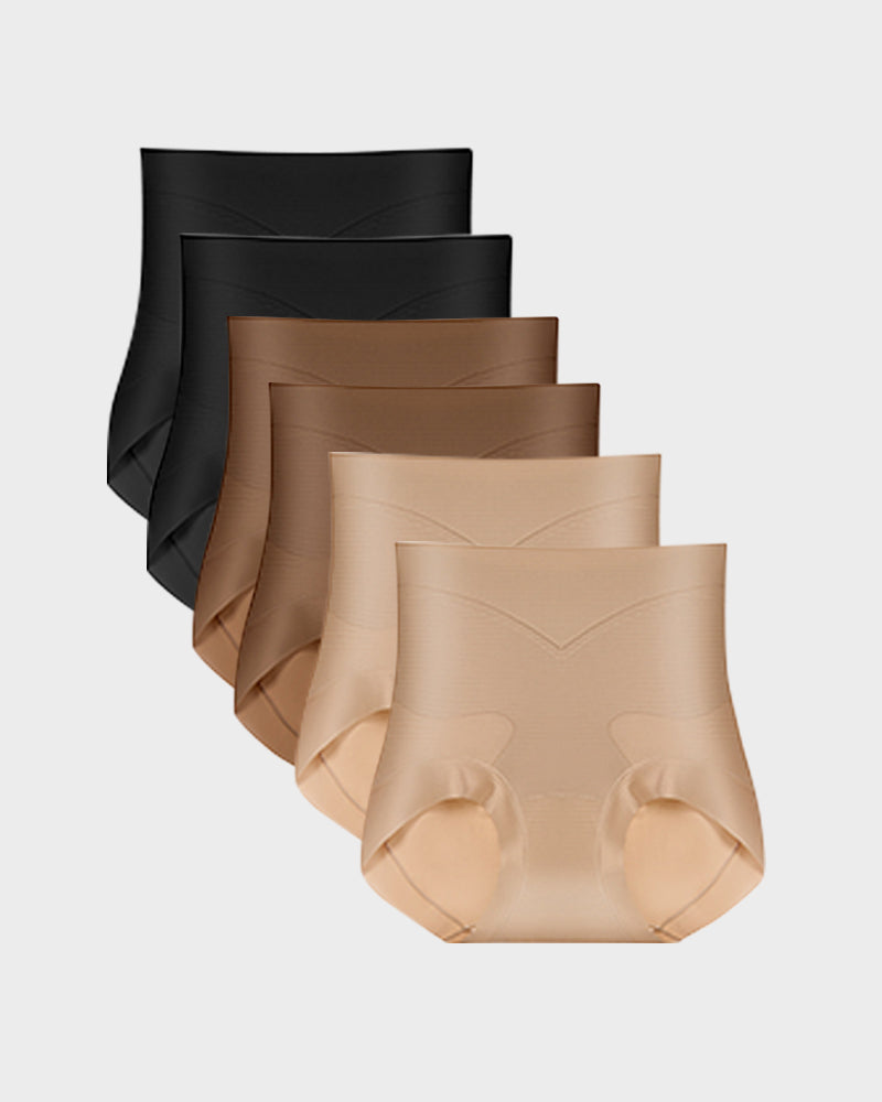 High-Waist Tummy Control Knickers 6-Pack - FirmaControl