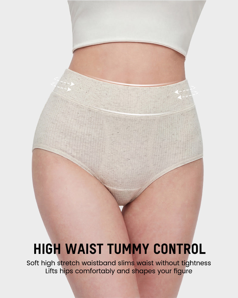 High-Waist Seamless Sculpting Knickers 5-Pack - FirmaControl