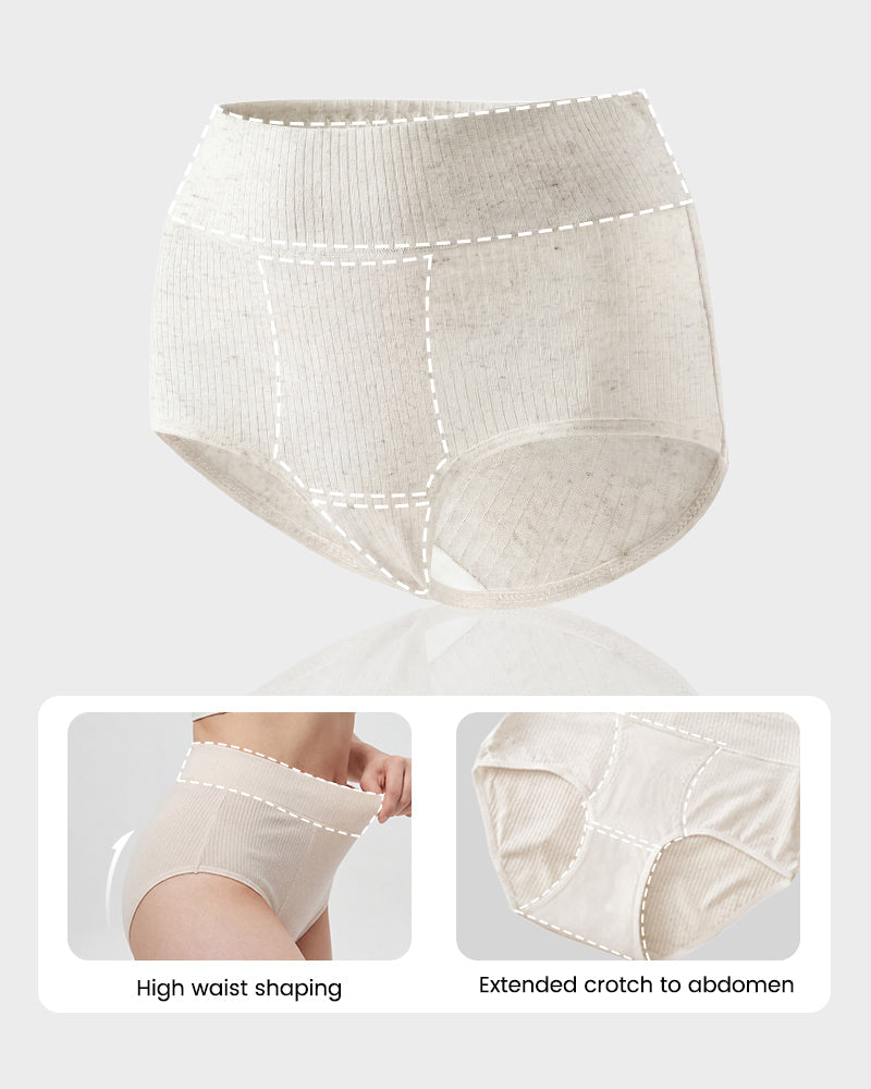 High-Waist Seamless Sculpting Knickers 5-Pack - FirmaControl