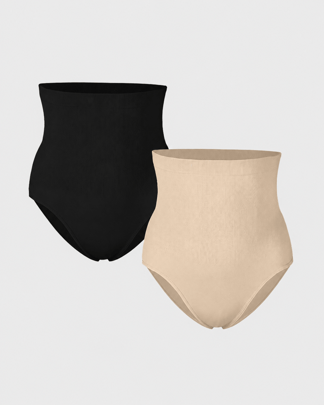 High-Waist Tummy Control Briefs 2-Pack - FirmaControl