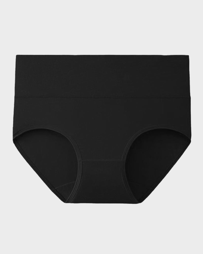 High-Waisted Full Coverage Cotton Briefs 4-Pack - FirmaSoft