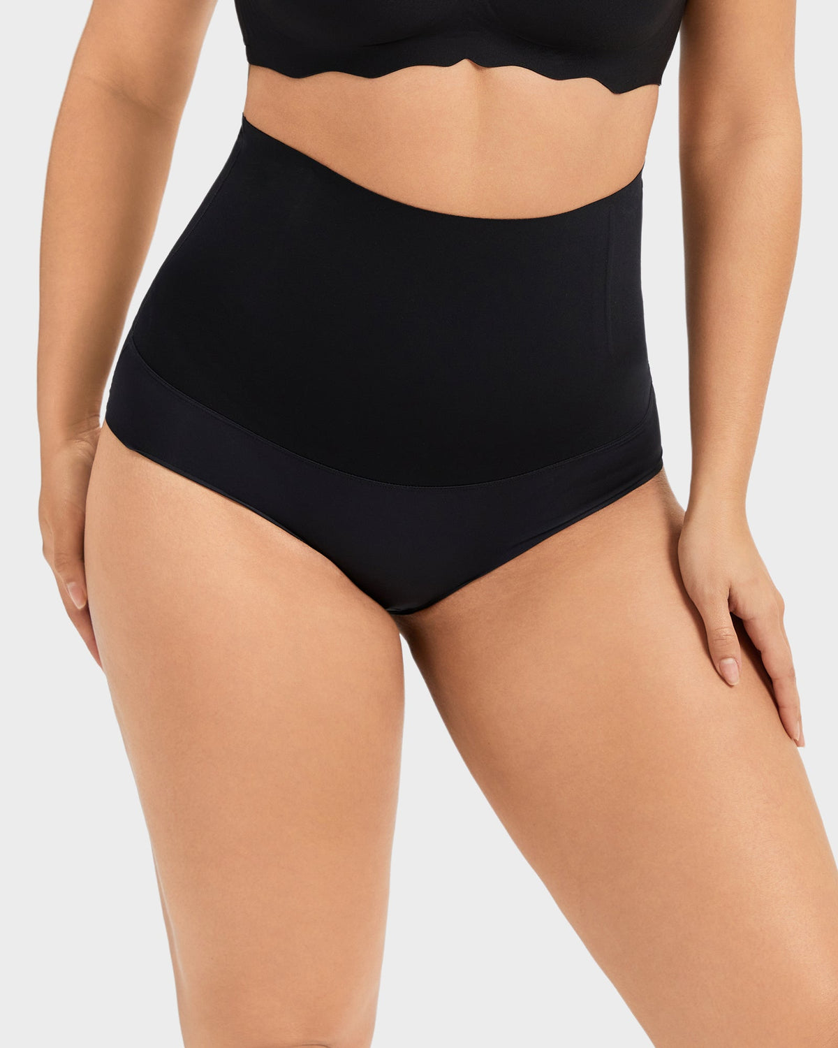 High-Waist Seamless Tummy Control Briefs 5-Pack - FirmaControl