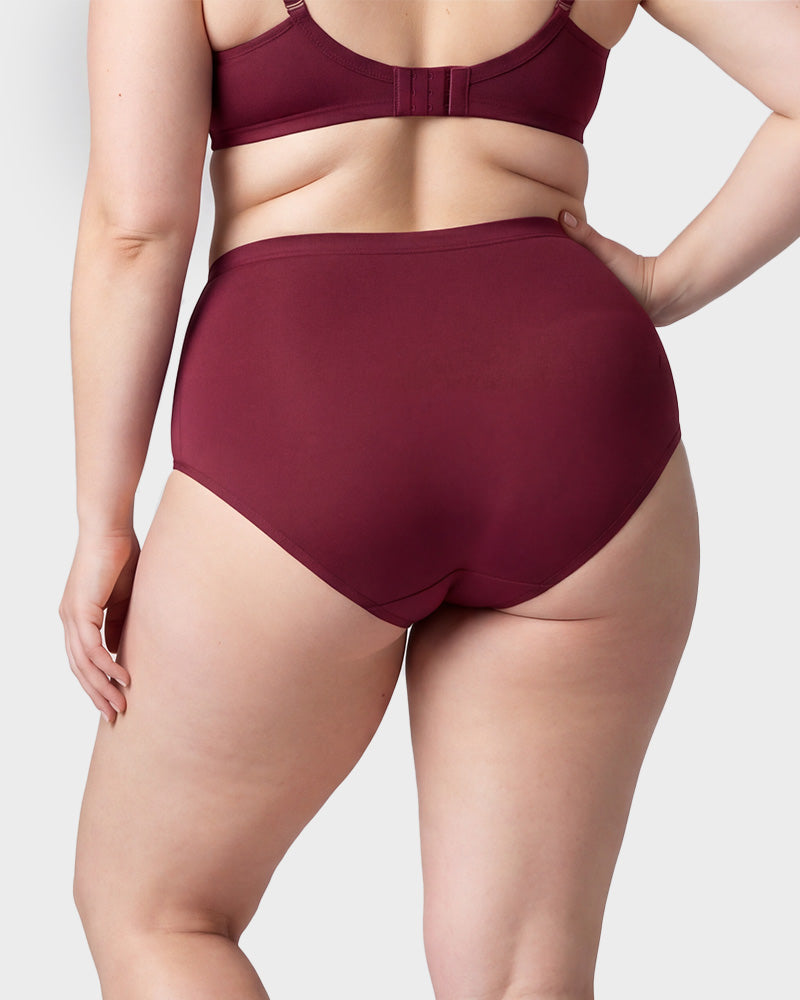 High-Waist Tummy Control Cotton Briefs 4-Pack - FirmaControl