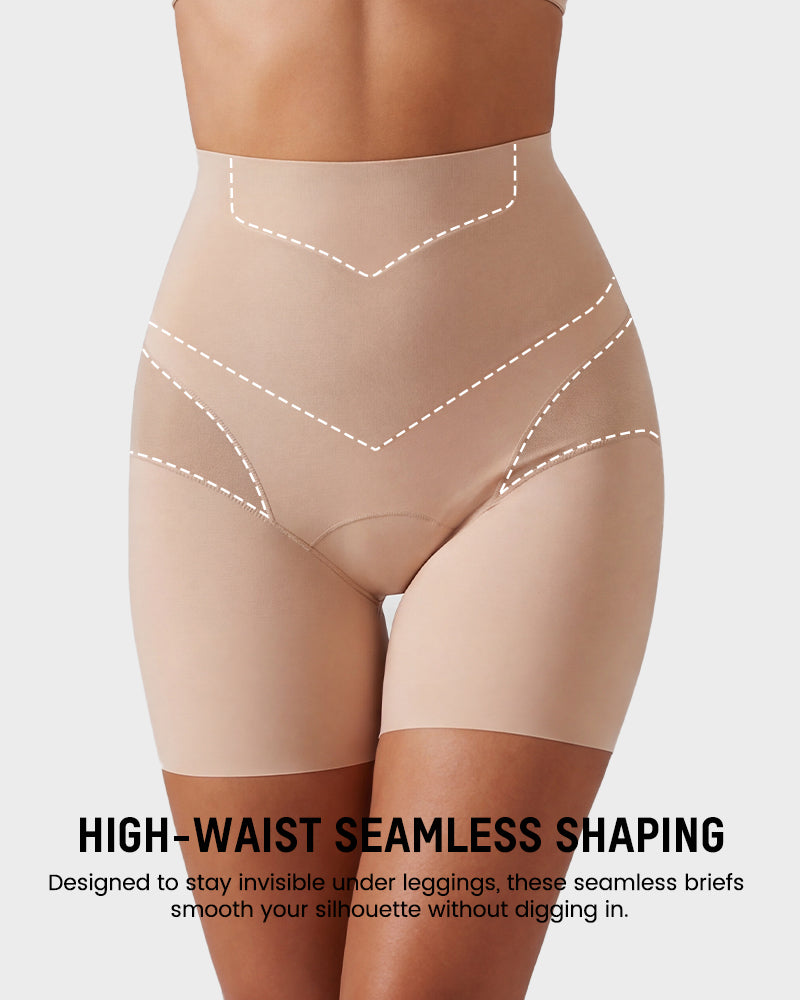 Invisible High-Waist Tummy Control Shaping Pants 5-Pack - FirmaControl