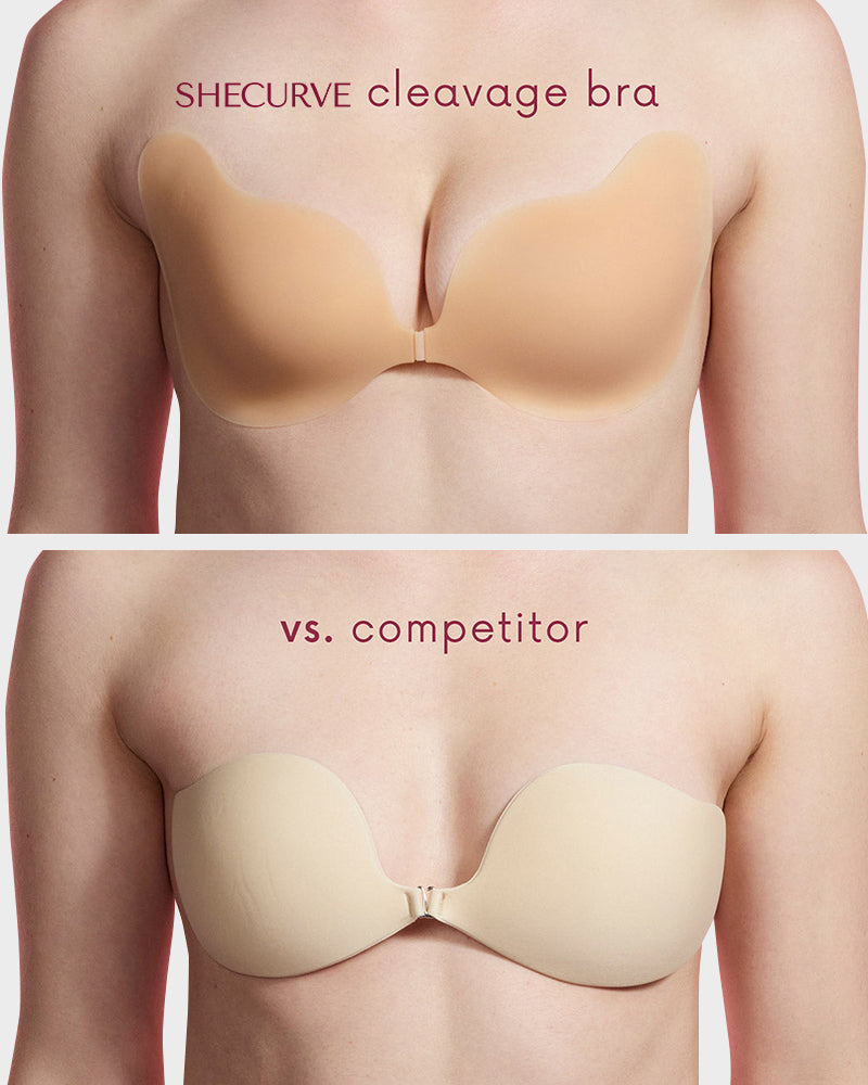 Invisible Lift Sticky Cleavage Bra 2-Pack - FirmaHold