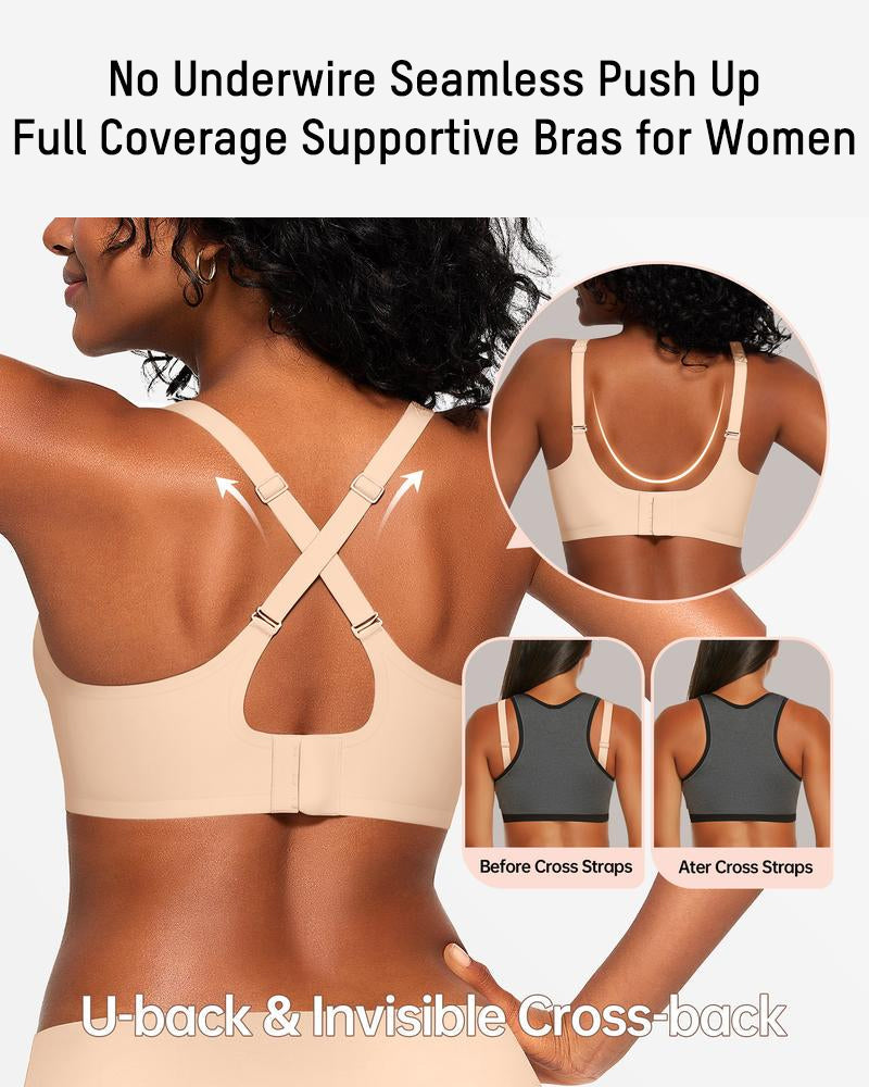Invisible Wireless Jelly Lift Bra with Breathable Cutout - FirmaBreeze
