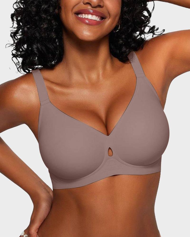 Invisible Wireless Jelly Lift Bra with Breathable Cutout - FirmaBreeze