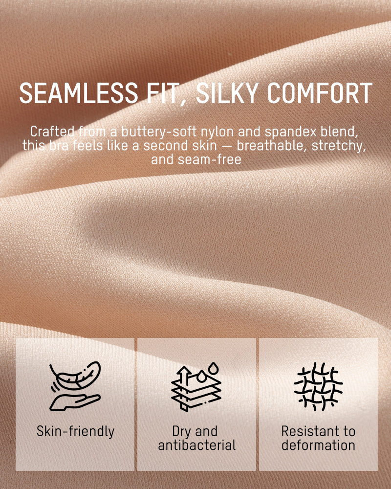Invisible Wireless Jelly Lift Bra with Breathable Cutout - FirmaBreeze