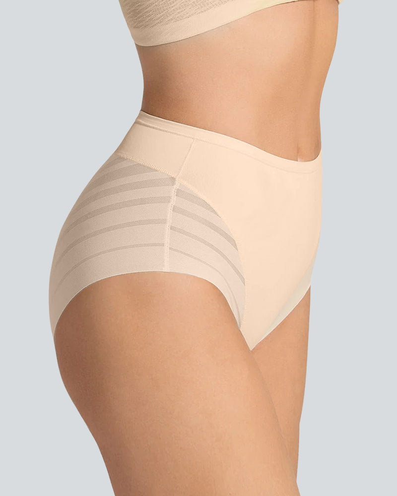 Lace Trimmed Mid-Rise Knickers 2-Pack - FirmaLace