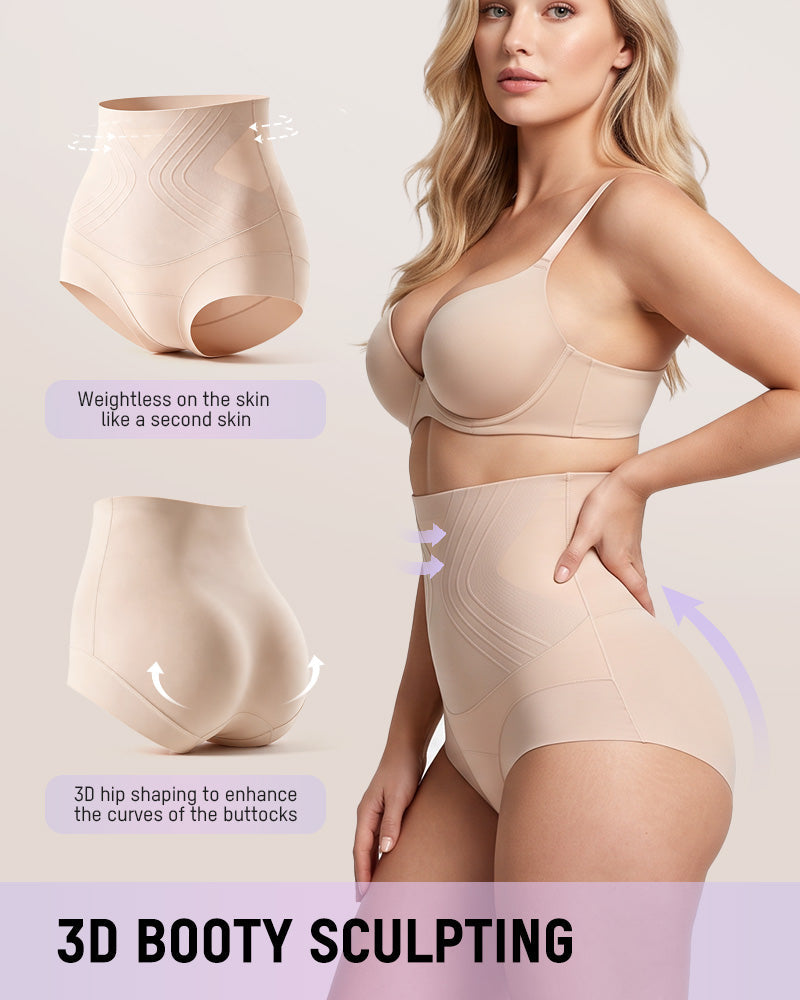 Tummy Control Butt-Lift Briefs 5-Pack - FirmaControl