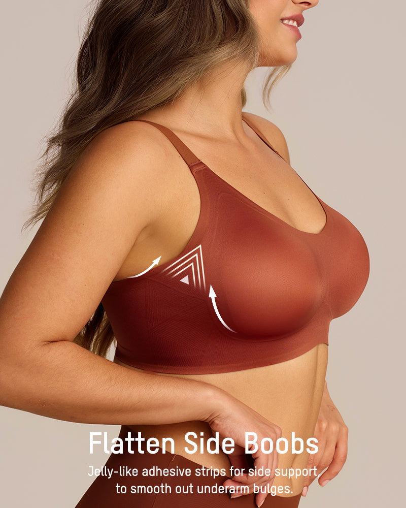Luxury Satin Seamless Wireless Support Bra - FirmaSoft