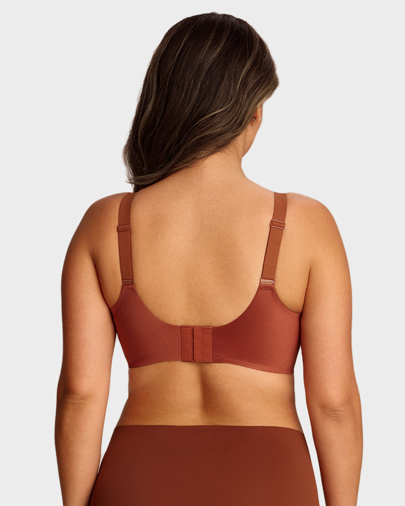 Luxury Satin Seamless Wireless Support Bra - FirmaSoft