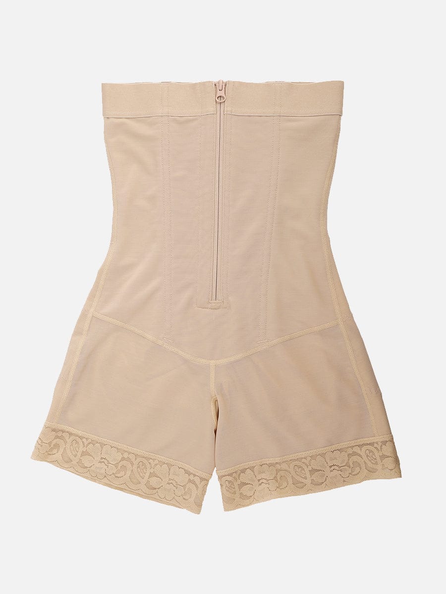 Butt Lift High Waisted Shapewear Shorts with Steel Bones - FirmaHold