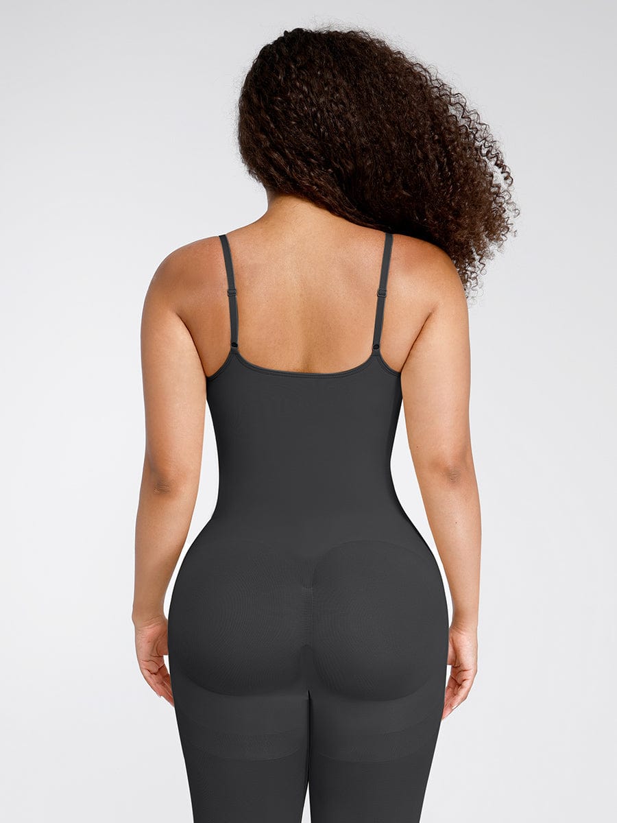 Seamless Full-Length Body Shaper with Chest Support and Waist Sculpting - FirmaActive