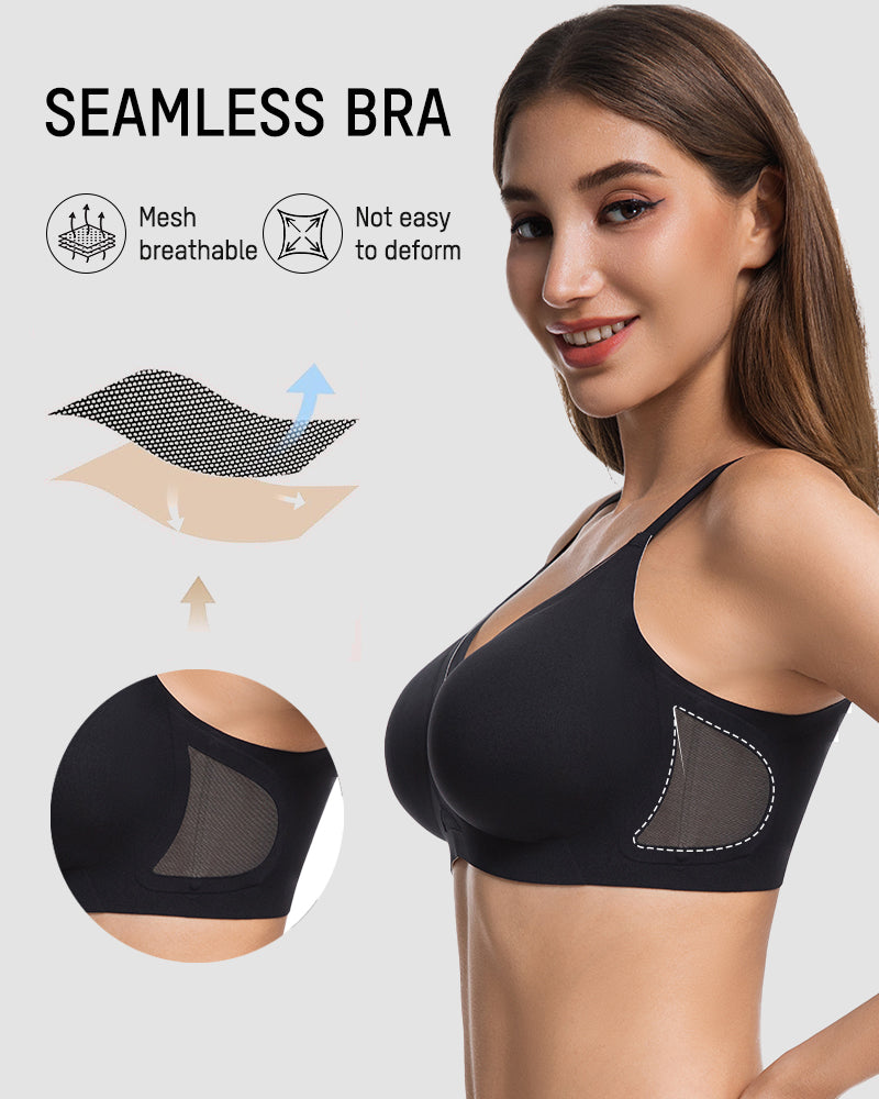 Mesh Crossover Wireless Lift Bra - FirmaBreeze