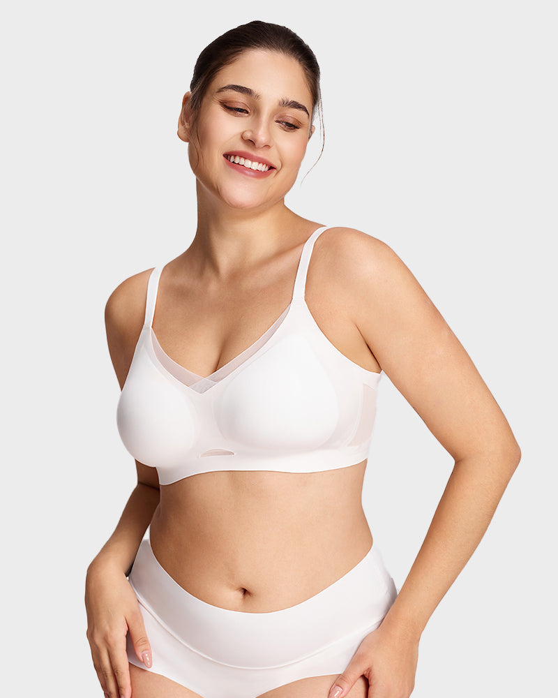 Mesh Crossover Wireless Lift Bra - FirmaBreeze