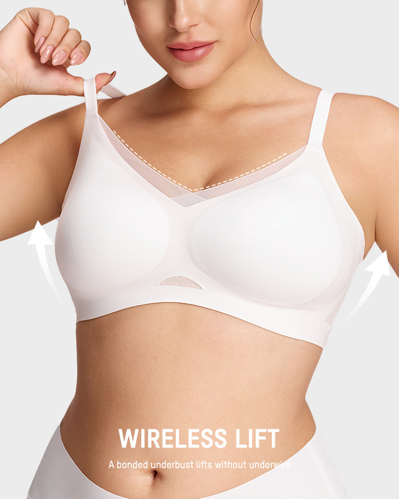 Mesh Crossover Wireless Lift Bra - FirmaBreeze