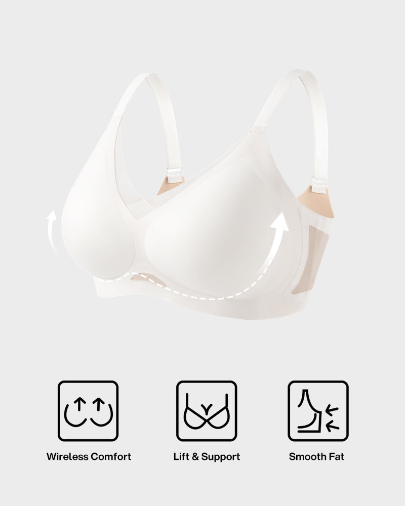 Mesh Crossover Wireless Lift Bra - FirmaBreeze