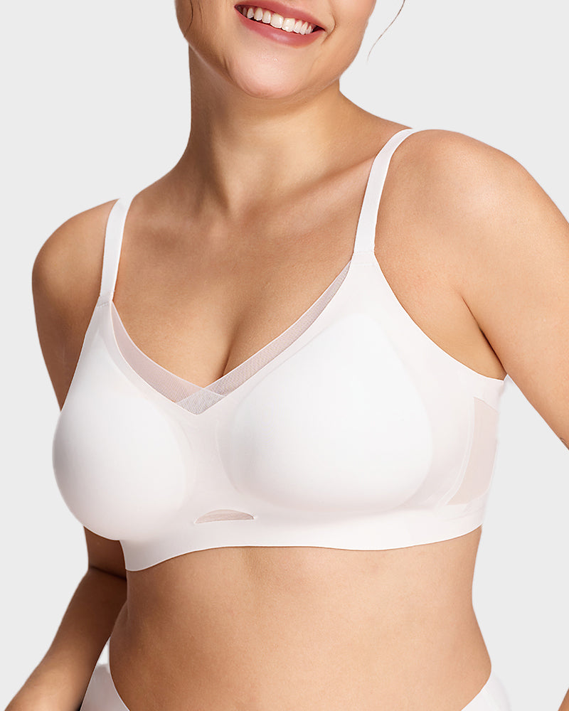 Mesh Crossover Wireless Lift Bra - FirmaBreeze